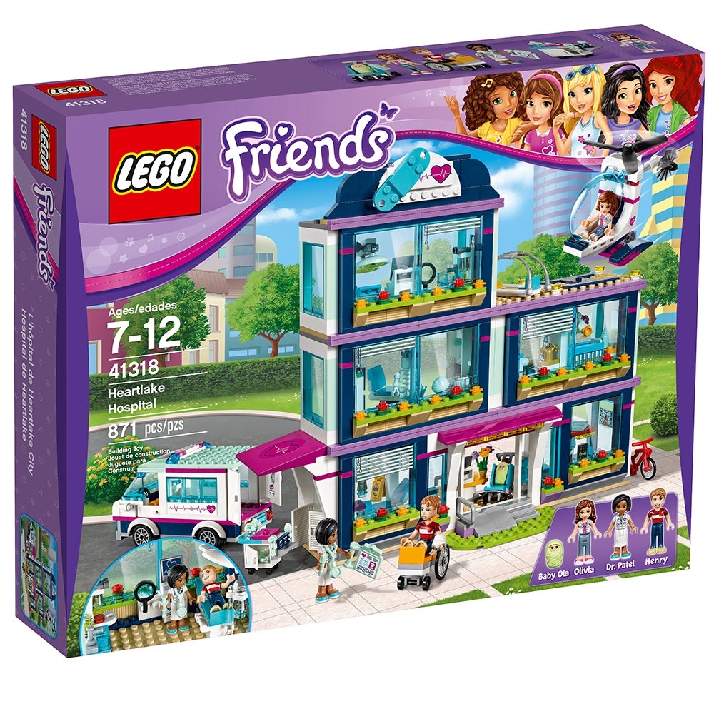 Details about   NEW 2019 Friends City Heartlake Hospital New 41318 Brand Building Block Set Gift 